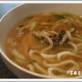 薬味あんかけうどん◎ぴりっ、と美味しい！！